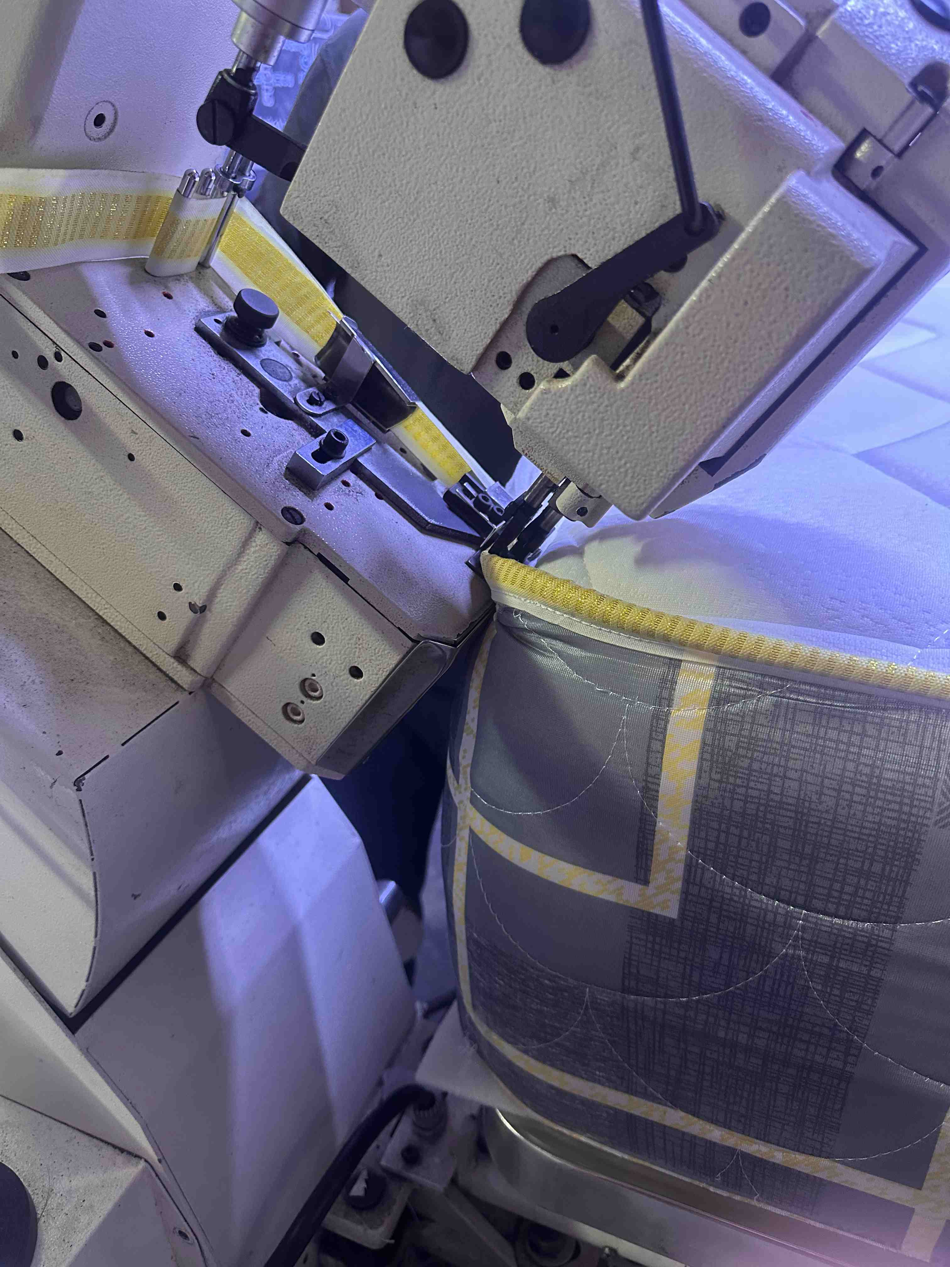 Navy Blue & White Striped Area Rugs